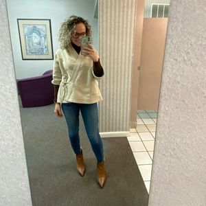 Tan Wrap Cardigan